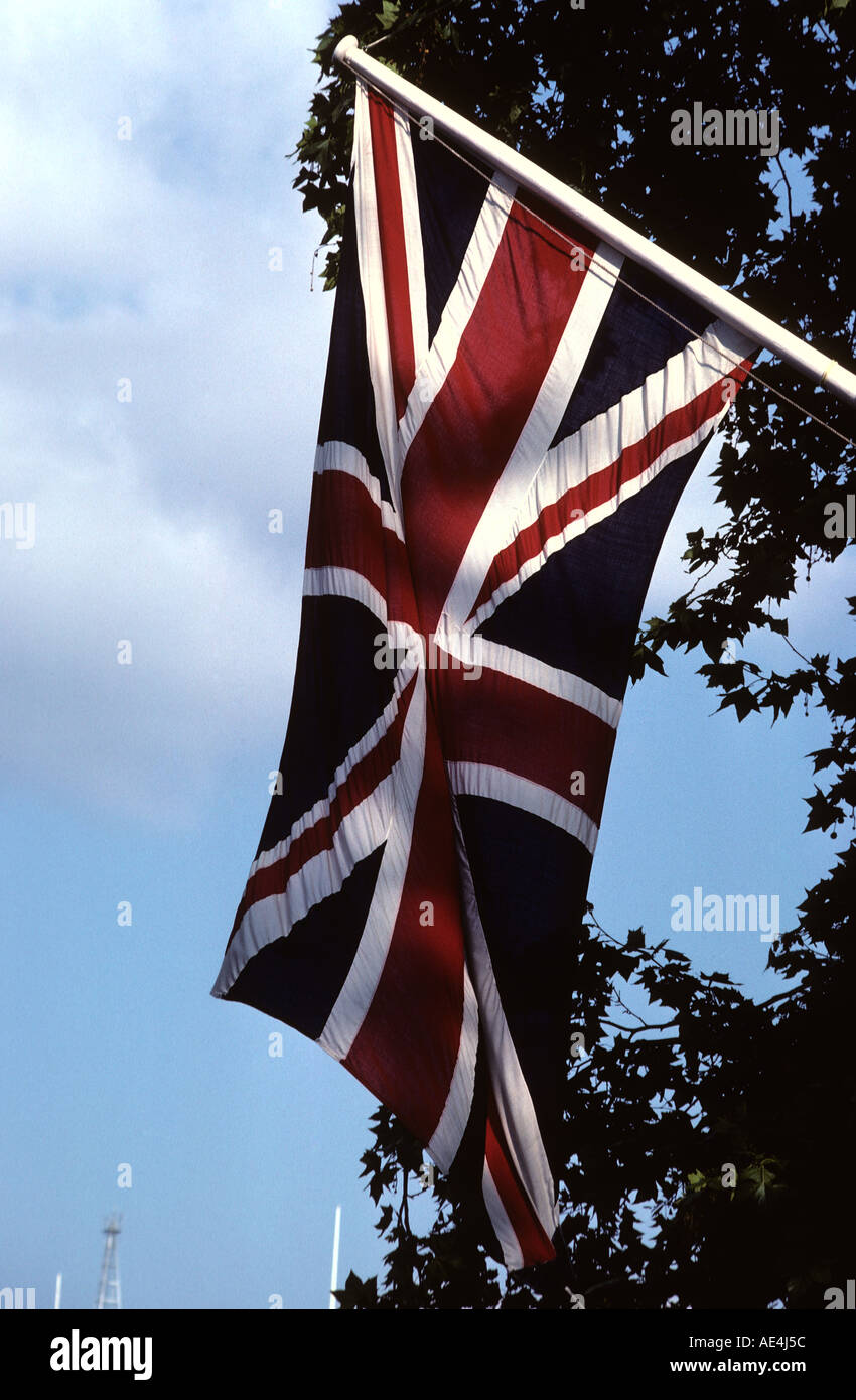 Drapeau britannique Union Jack Banque D'Images