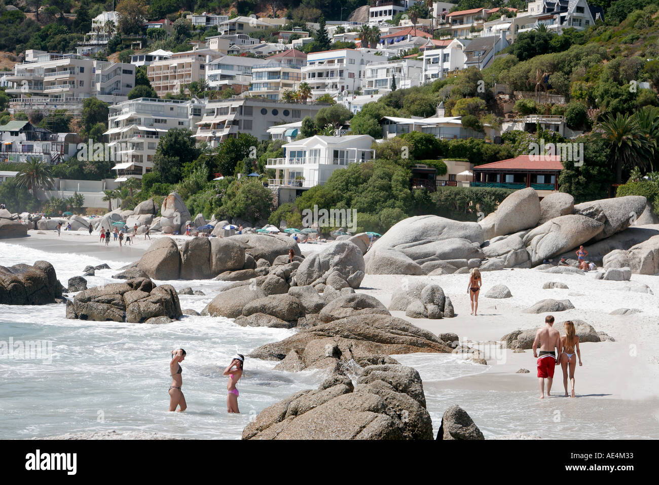 Afrique du Sud Cape town clifton beach Banque D'Images