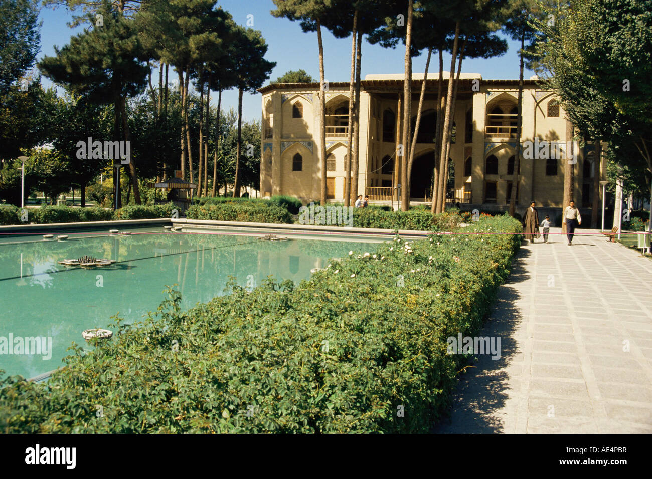 Garden Palace safavide de Hasht Behesht (le Paradis 8), Isfahan, Iran, Moyen-Orient Banque D'Images