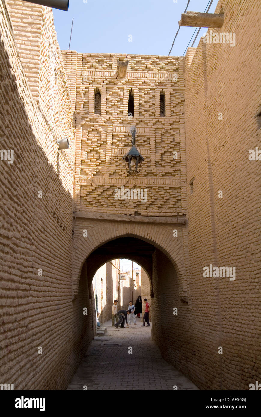 Medina (centre-ville), Tozeur, Tunisie, Afrique du Nord, Afrique Banque D'Images