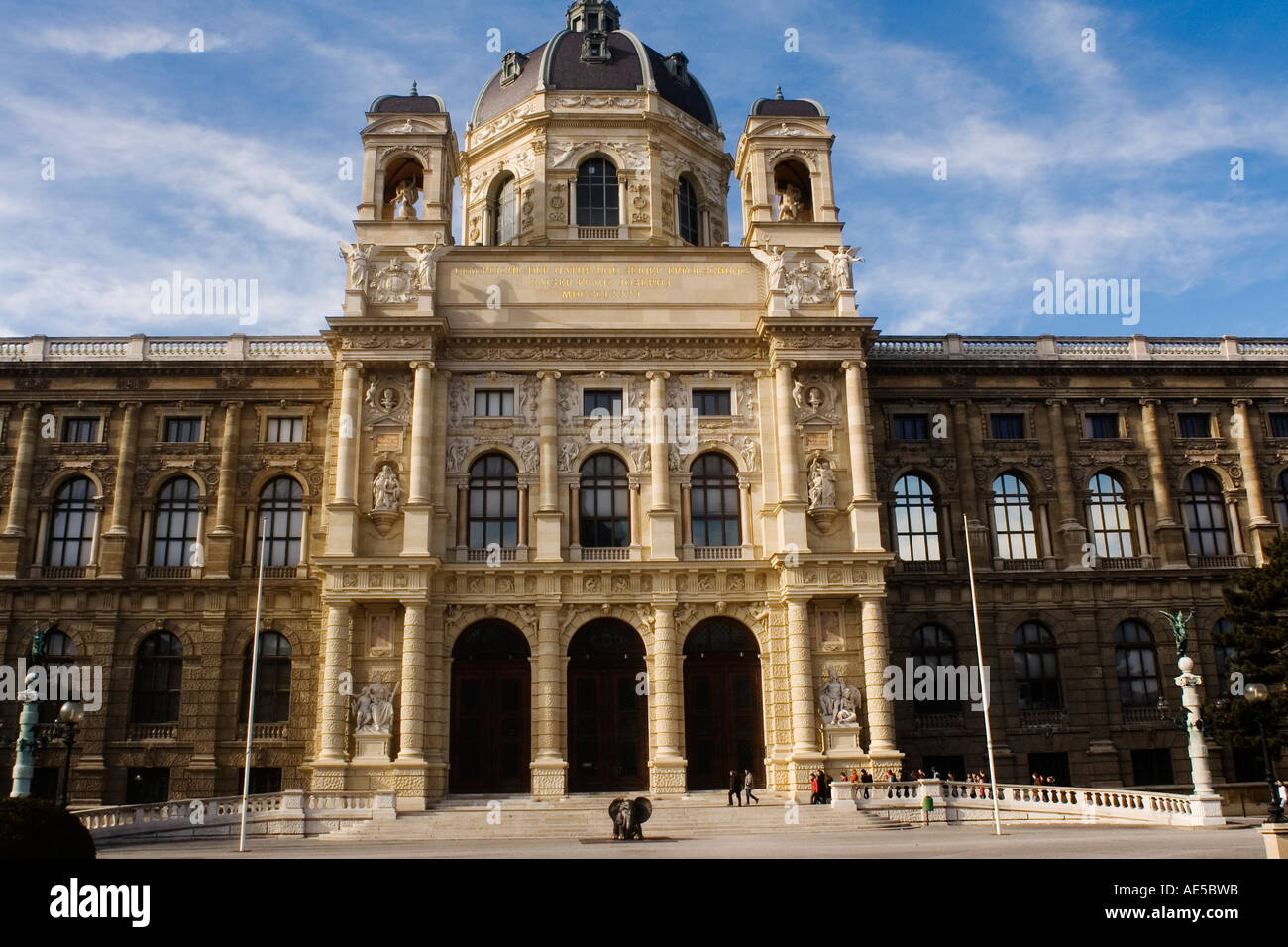 Autriche Vienne Museum d'Histoire Naturelle de Maria Theresa Platz Banque D'Images