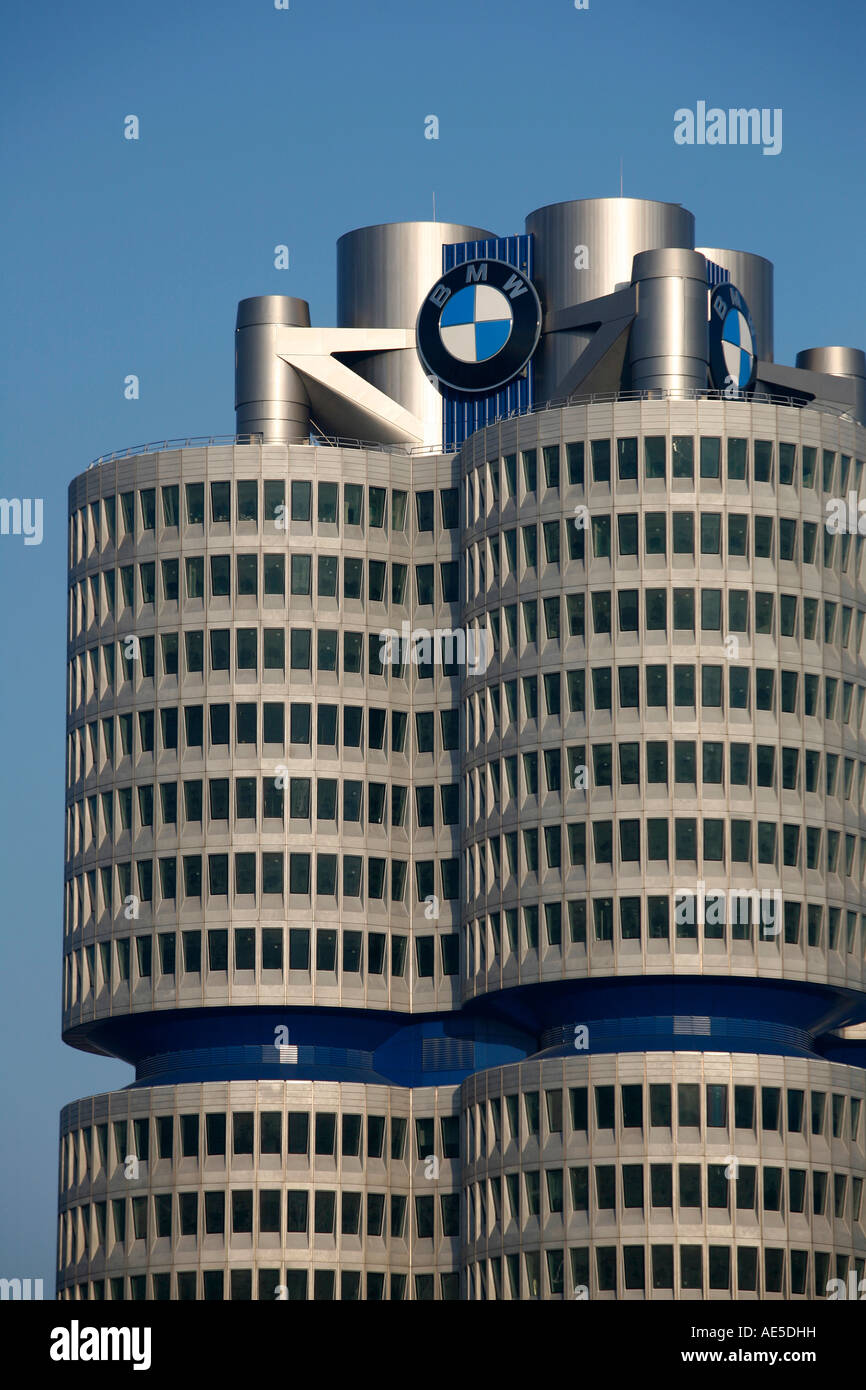 BMW AG à Munich BAVARIA ALLEMAGNE Banque D'Images