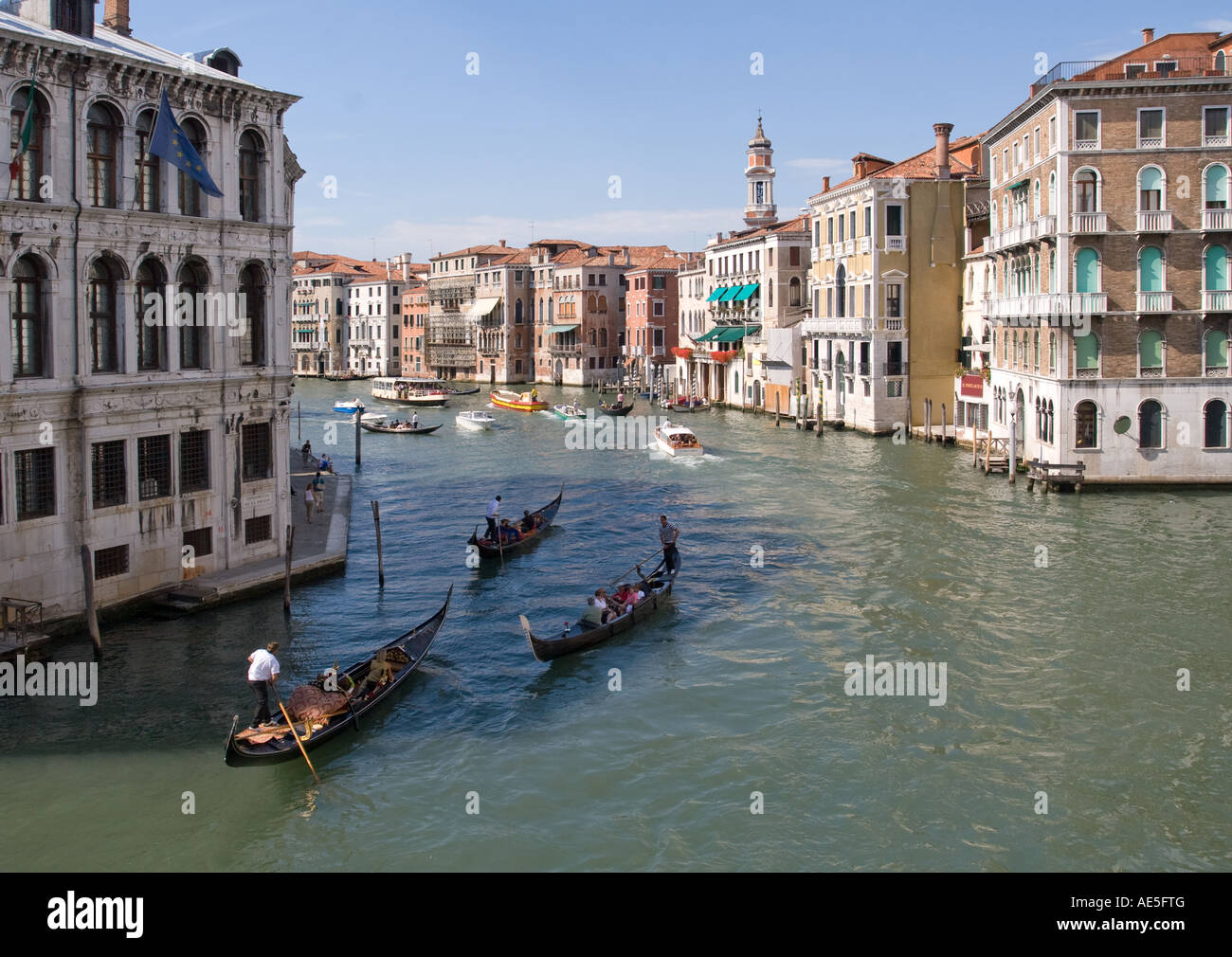 Grand Canal - Venise, Italie Banque D'Images