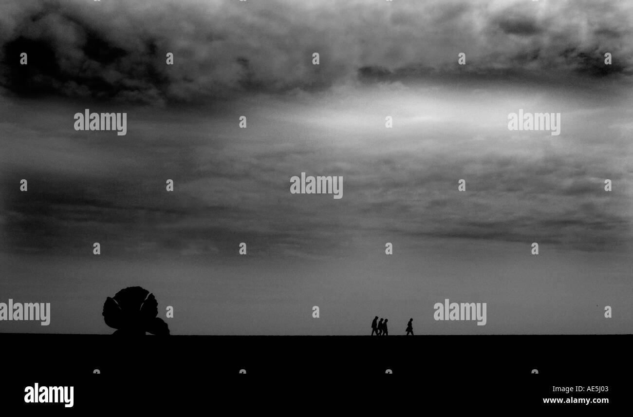 Sculpture de pétoncles Suffolk Aldeburgh Banque D'Images