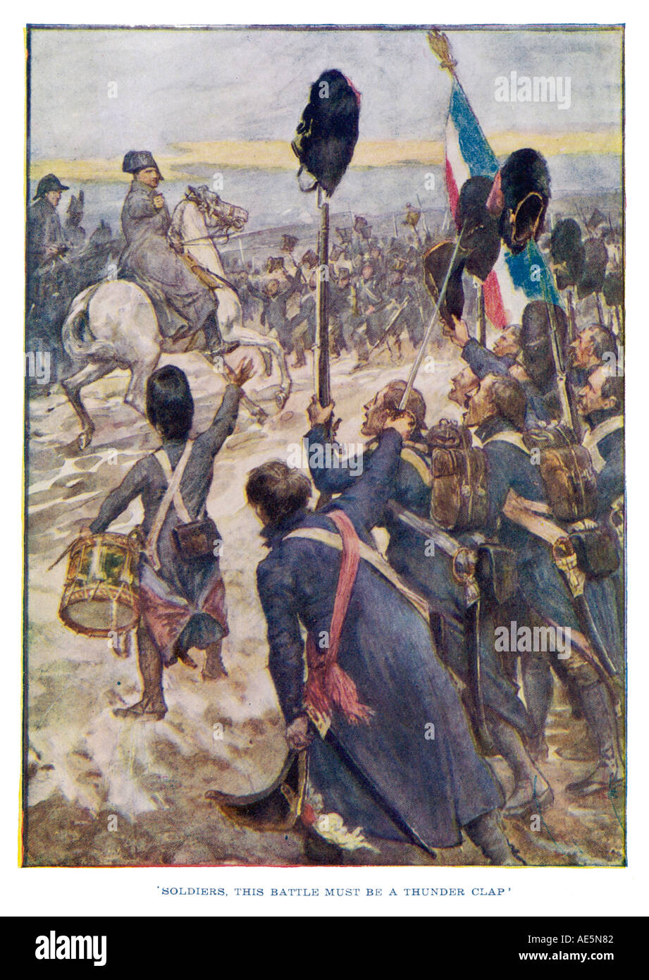 Bataille d'Austerlitz Banque D'Images