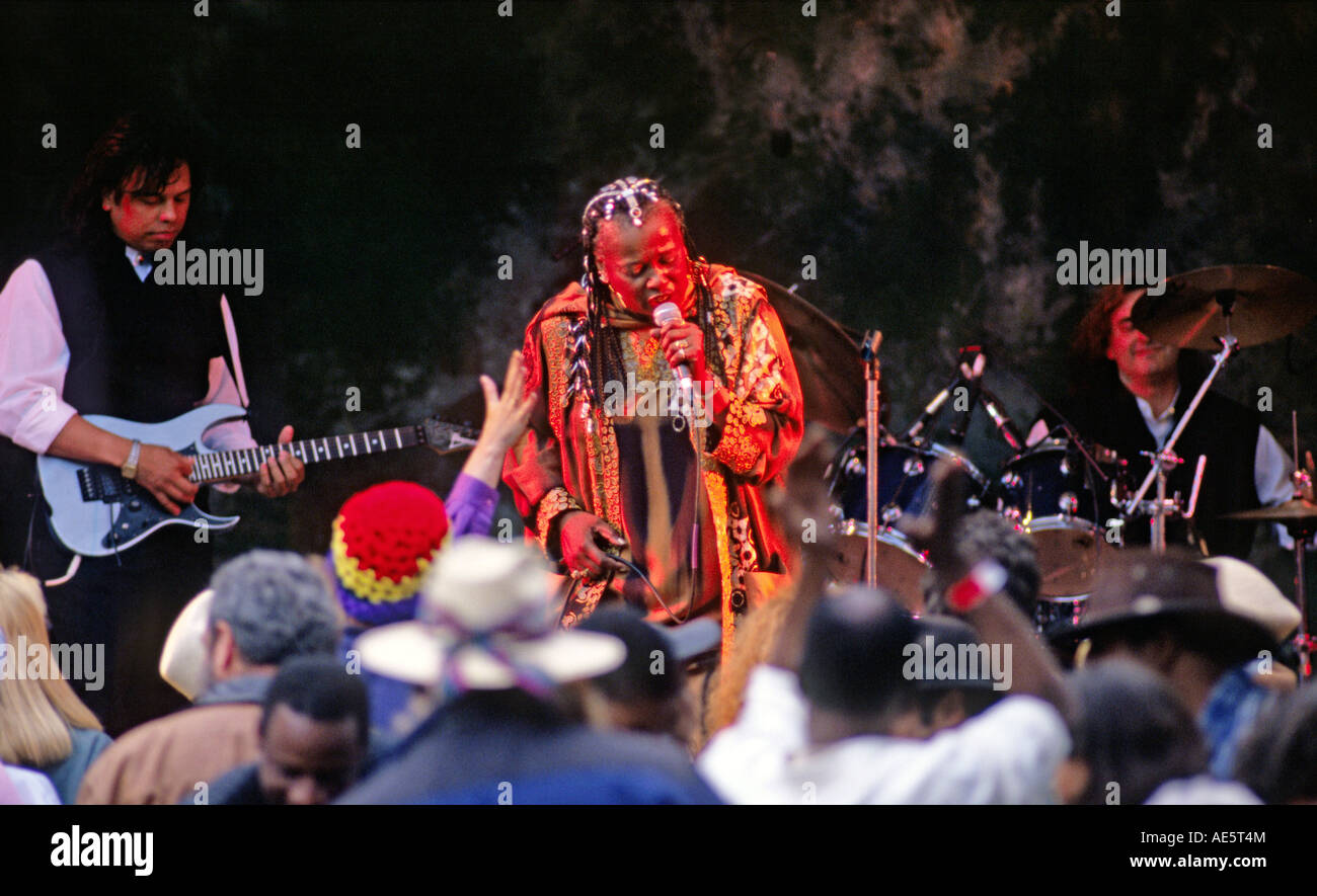 Mme TAYLOR COLLINS chante le Blues Festival de la baie de Monterey en Californie Banque D'Images