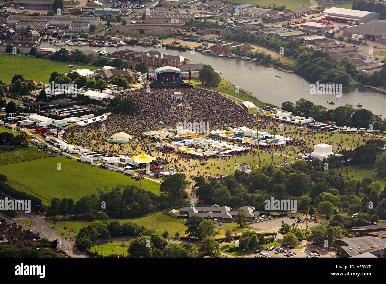 L'Isle of Wight Festival Banque D'Images