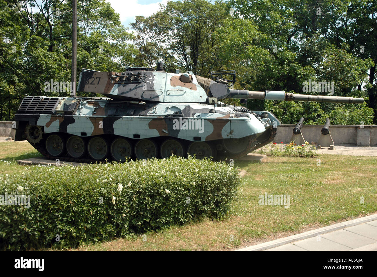 German tank Leopard 1A4 105 mm Calibre Banque D'Images