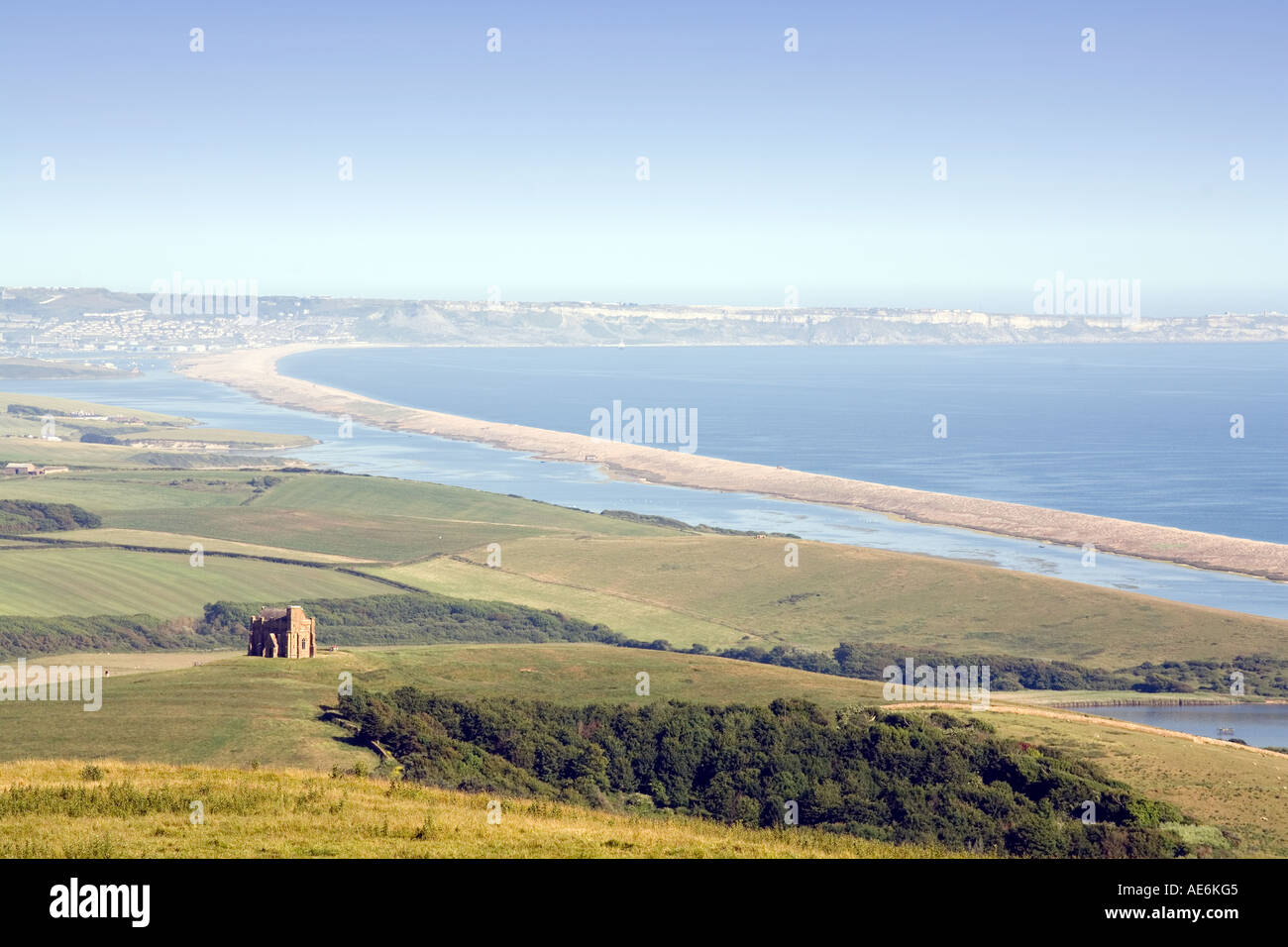 La chapelle Sainte Catherine, Abbotsbury, Dorset, England, UK Banque D'Images