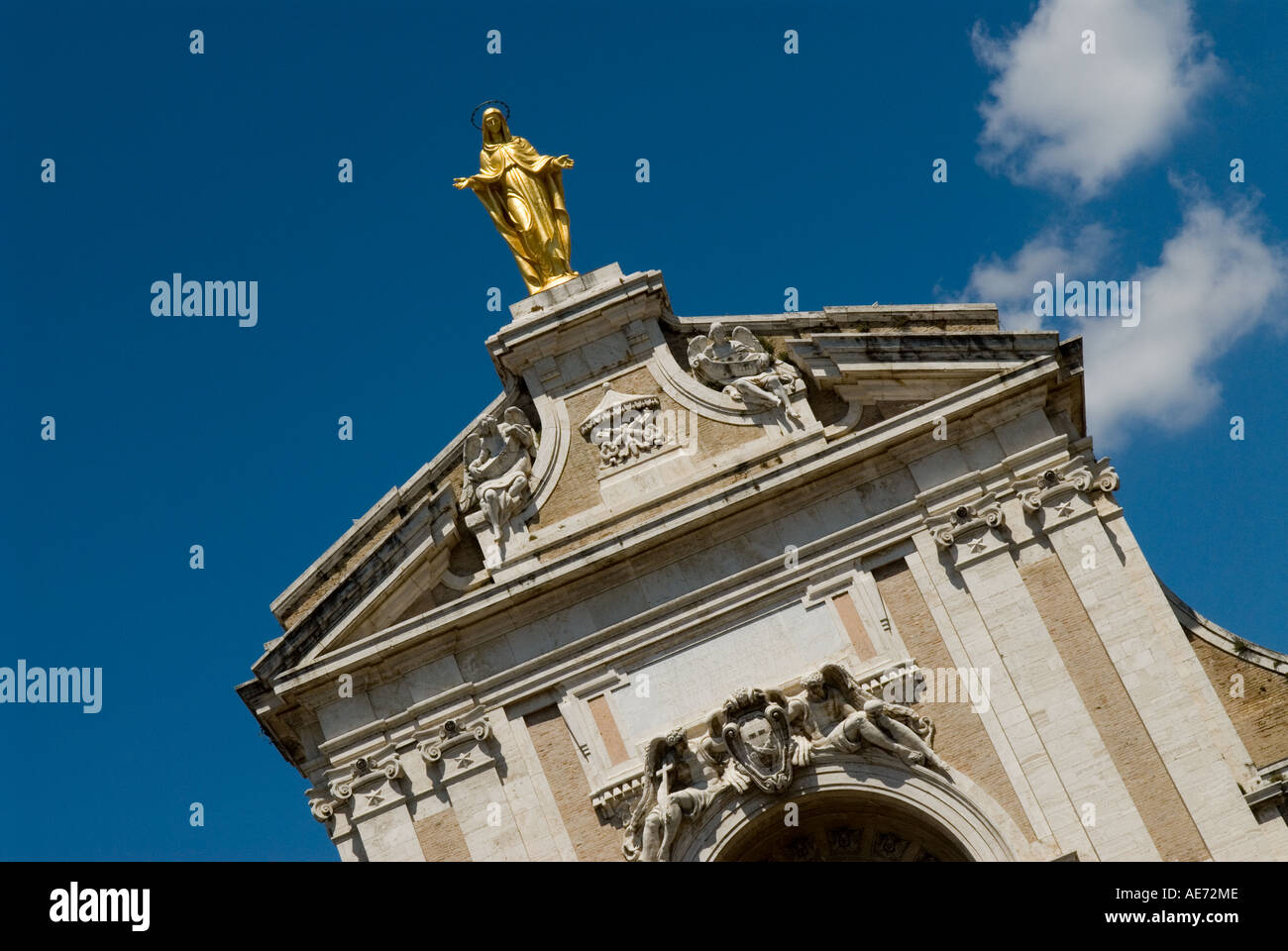 Italie ASSISE OMBRIE SAINTE MARIE DES ANGES Basilique Santa Maria degli Angeli Banque D'Images