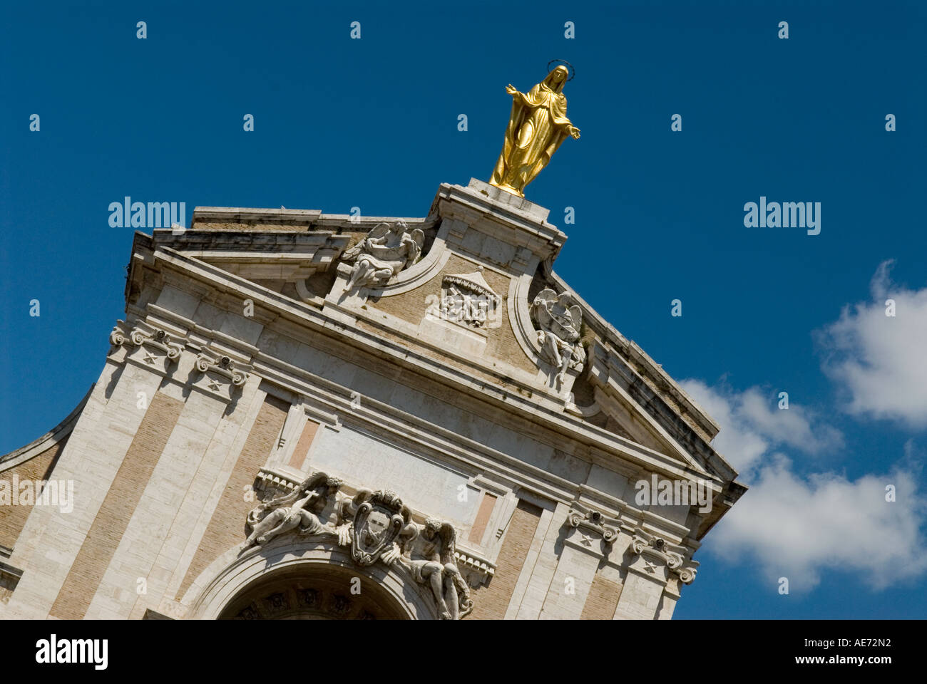 Italie ASSISE OMBRIE SAINTE MARIE DES ANGES Basilique Santa Maria degli Angeli Banque D'Images