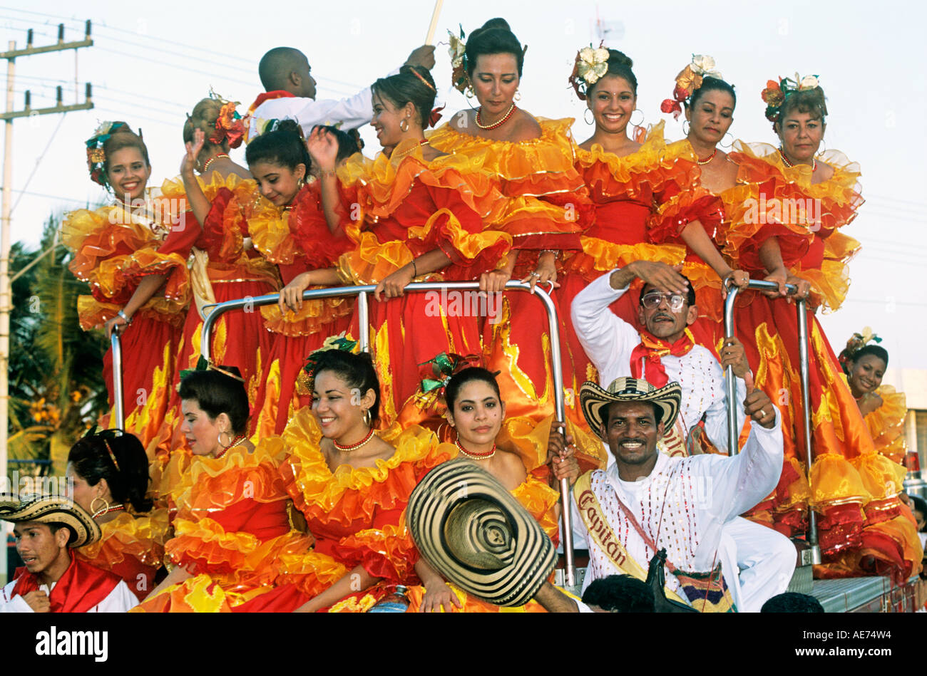Folklore du carnaval de barranquilla Banque de photographies et d ...