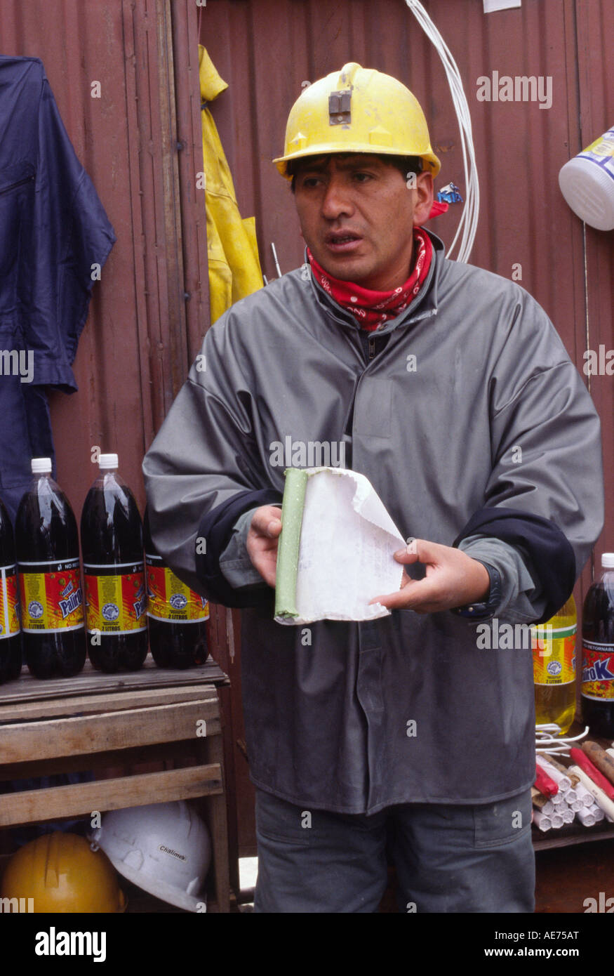 - Visite de la mine de Potosi Bolivie Banque D'Images
