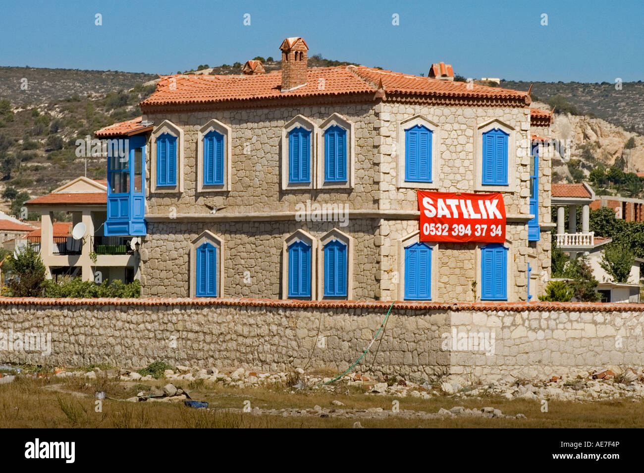 Locations de maisons à vendre à Cesme , Turquie Banque D'Images