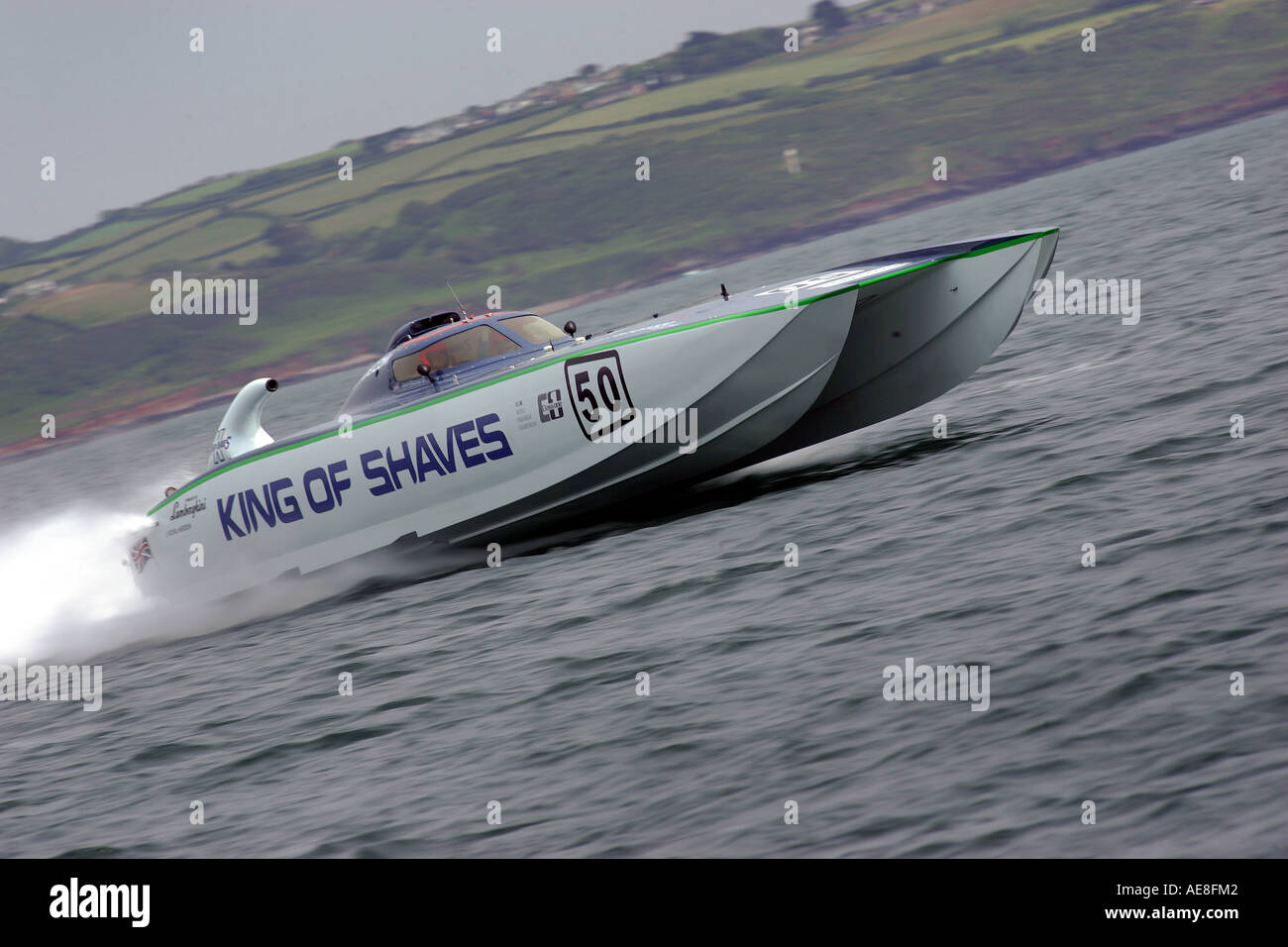 La classe 1 bateau roi de rasages en action dans Plymouth Devon UK Banque D'Images