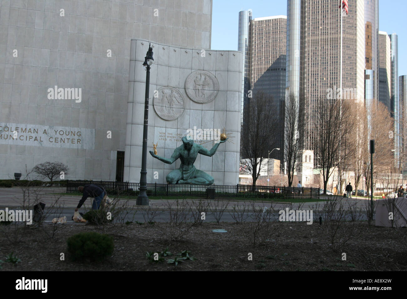 L'esprit de Detroit, à l'Coleman A. Young Centre Municipal Banque D'Images