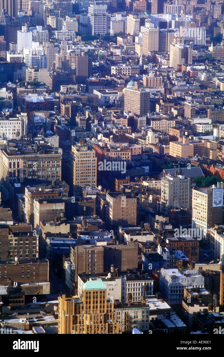 Bâtiments de la New York City skyline New York USA Banque D'Images