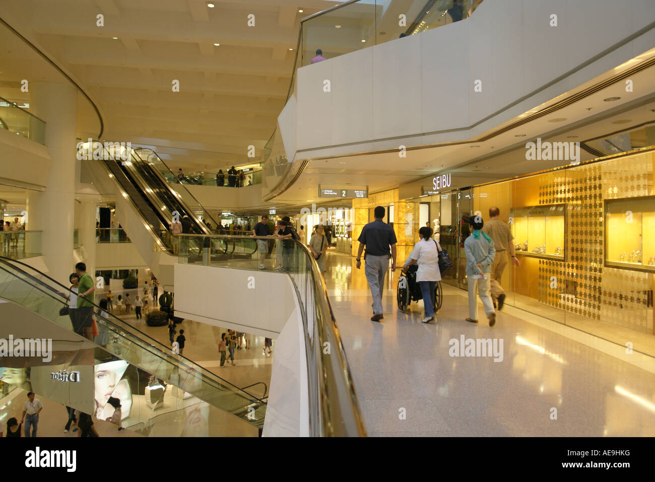 Chine Hong Kong centre commercial Pacific Place Banque D'Images