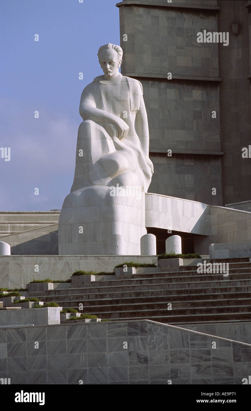 Monument à José Martí, La Havane, Cuba Banque D'Images
