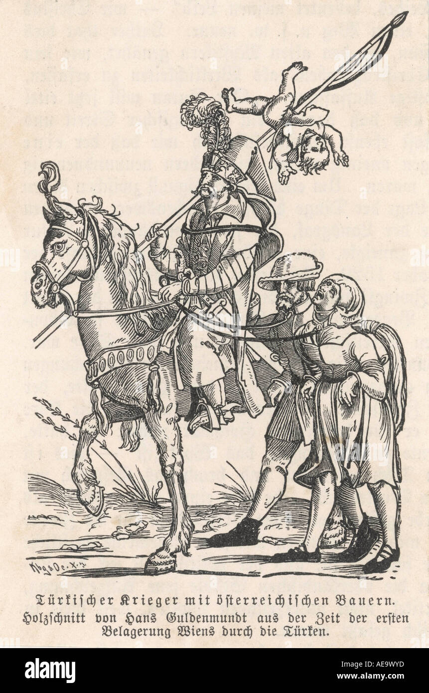 Siège ottoman de Vienne Banque D'Images