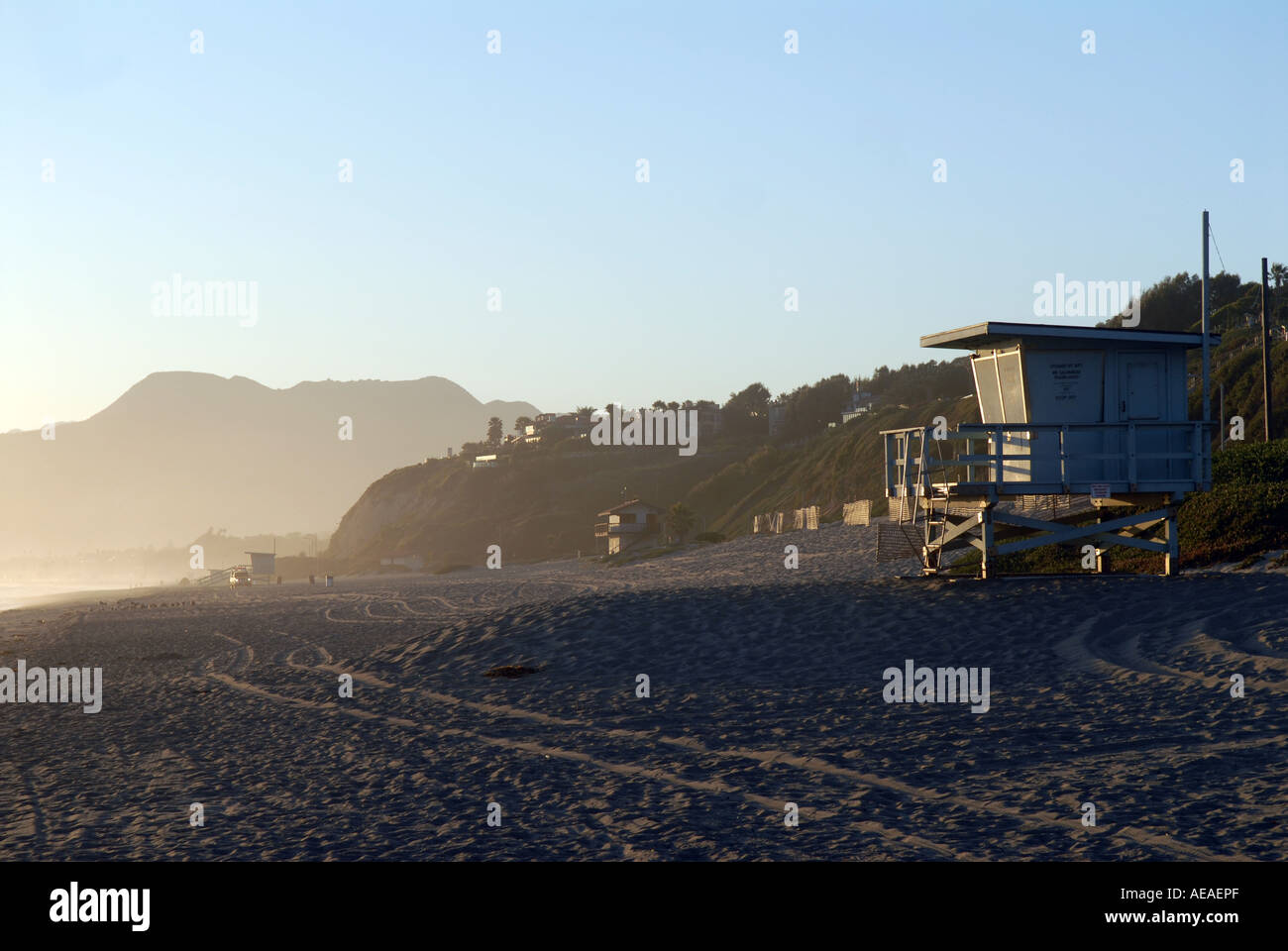 Dume Point beach, Malibu. Banque D'Images