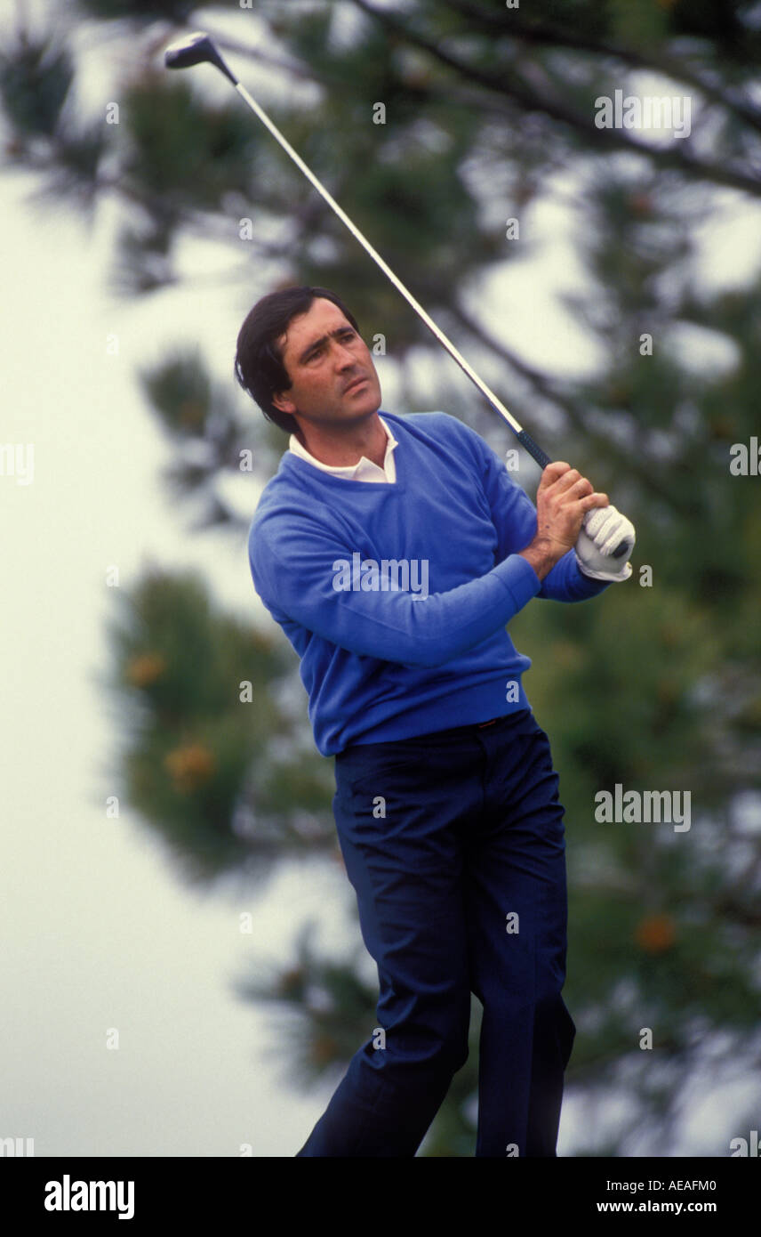 Seve Ballesteros rivalise en Californie tournoi de golf. Banque D'Images