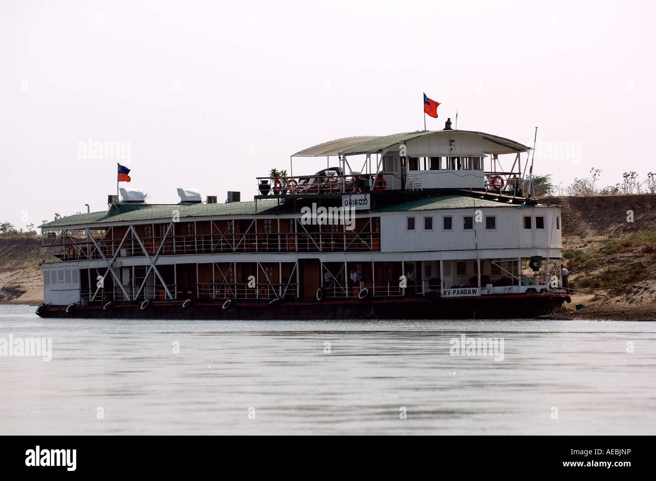 River Boat, Birmanie Banque D'Images