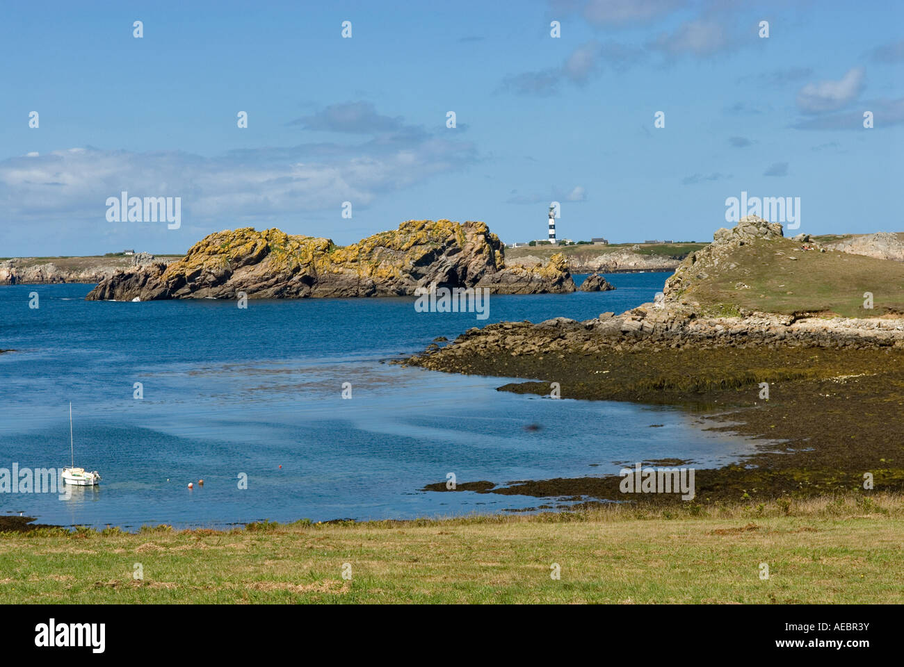 L'île d'Ouessant, Bretagne, France Banque D'Images