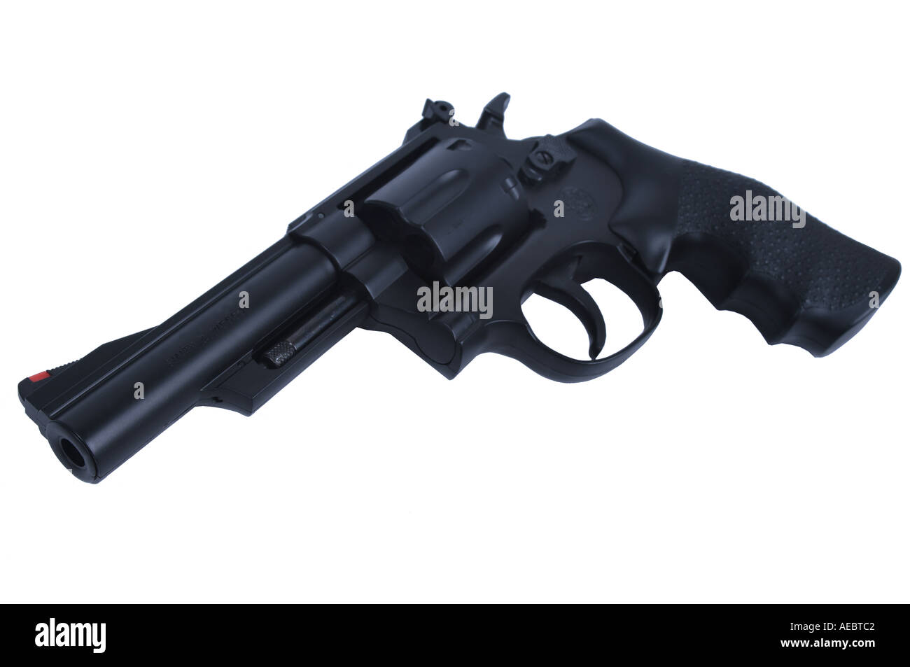 Découper d'un pistolet revolver Magnum 357 Banque D'Images