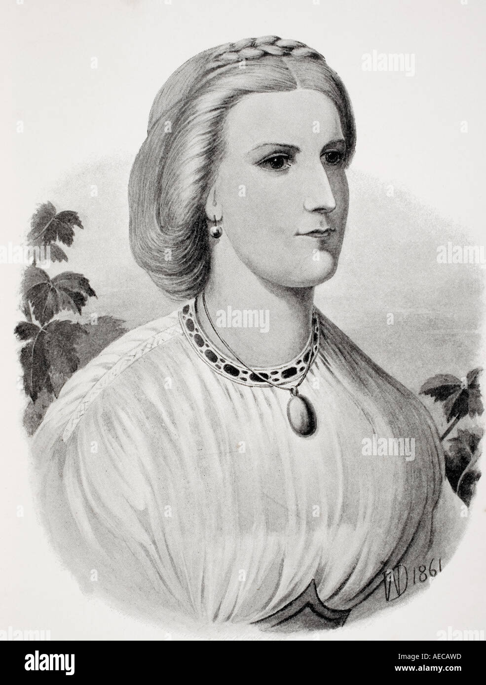 Dame Isabel Burton, 1831-1896. Épouse De Sir Richard Francis Burton Banque D'Images