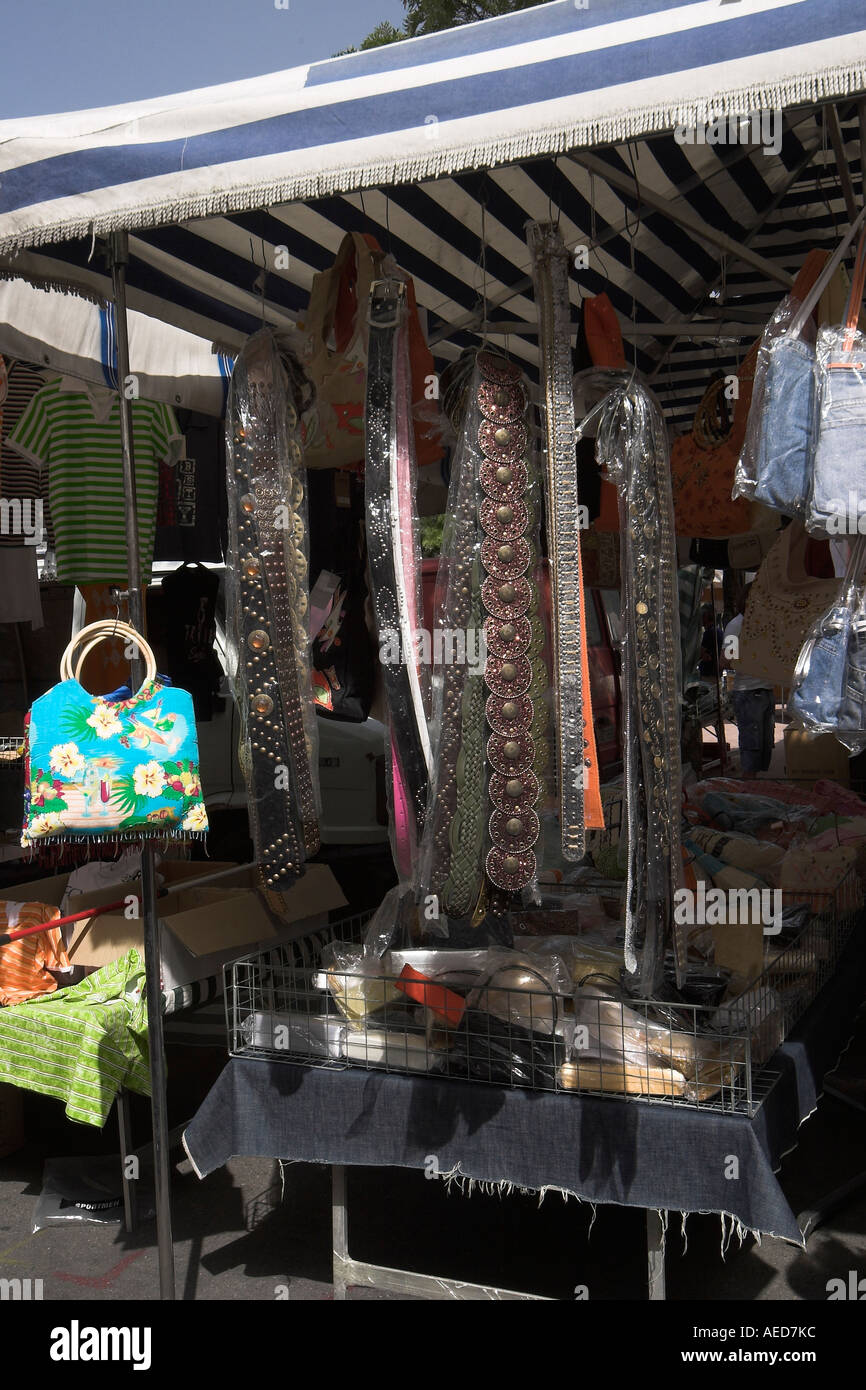 Échoppe de marché Taormina Banque D'Images