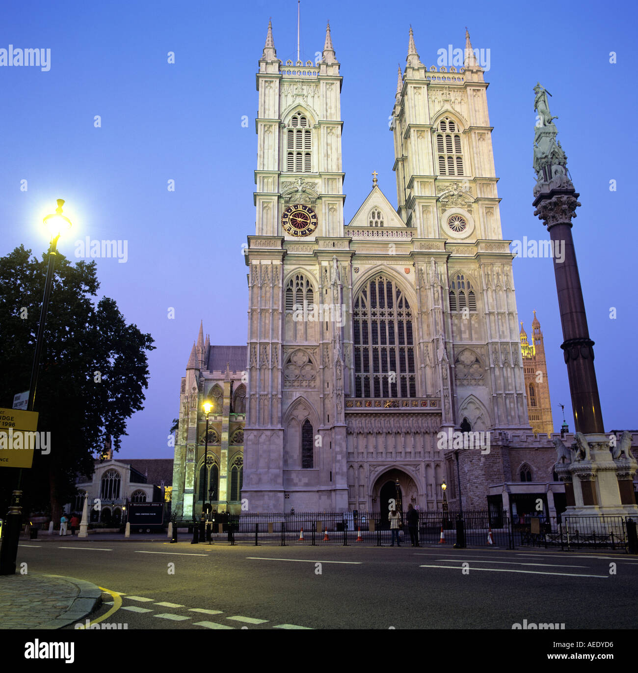 L'Abbaye de Westminster de Londres West End U K Banque D'Images