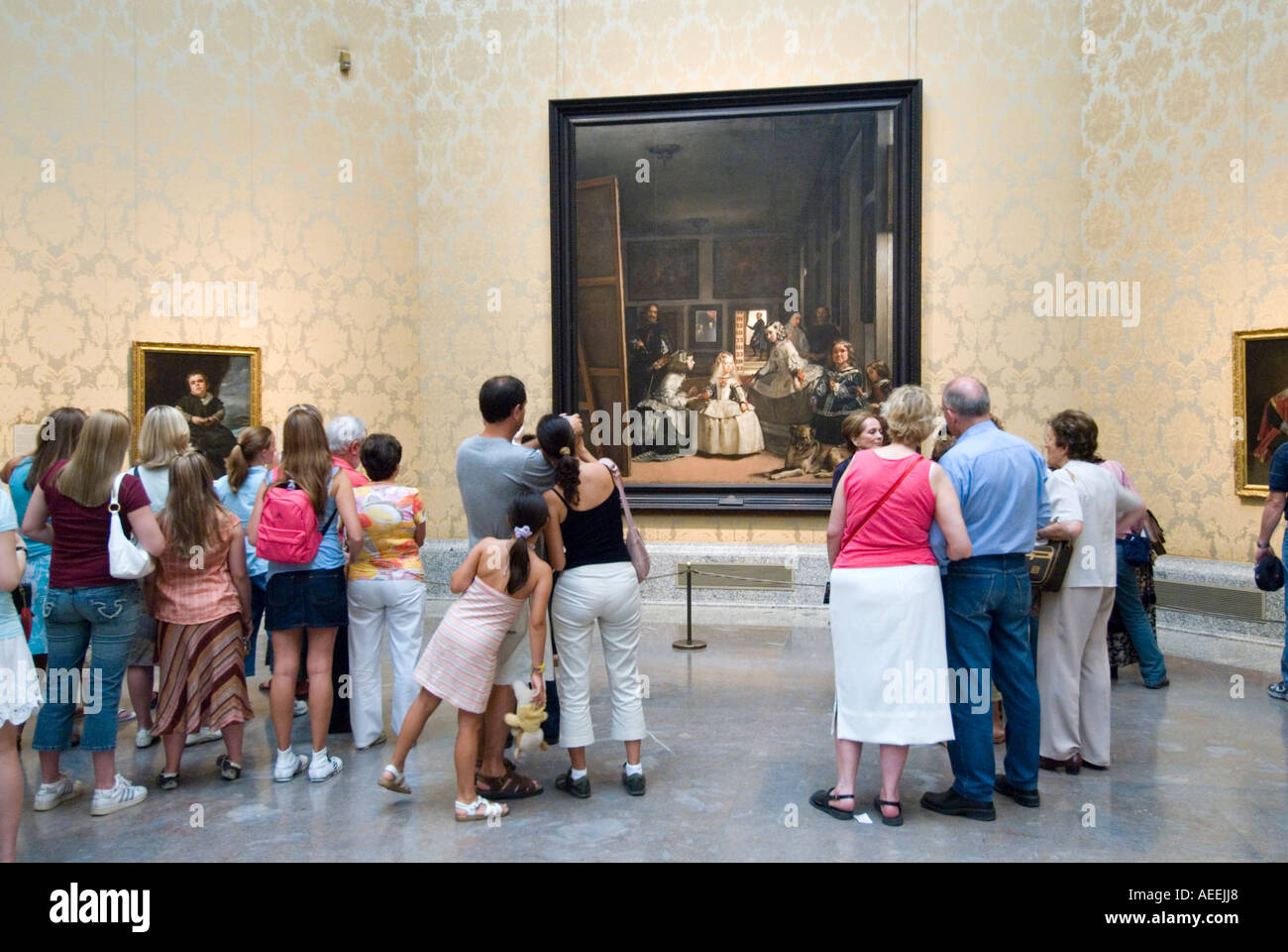 Les Ménines de Diego Velazquez dans le Museo del Prado, Madrid, Espagne Banque D'Images