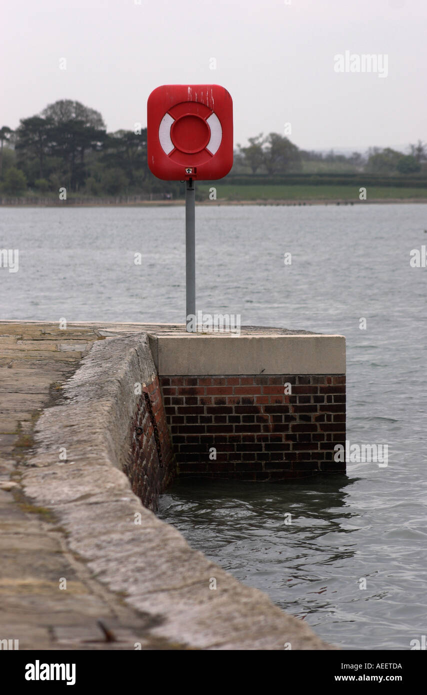 L'eau autour de la sécurité Banque D'Images