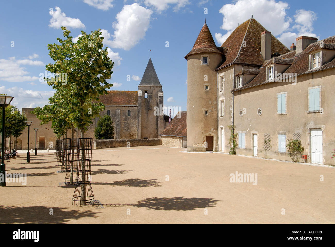 Château Naillac, Le Blanc, Indre, France. Banque D'Images