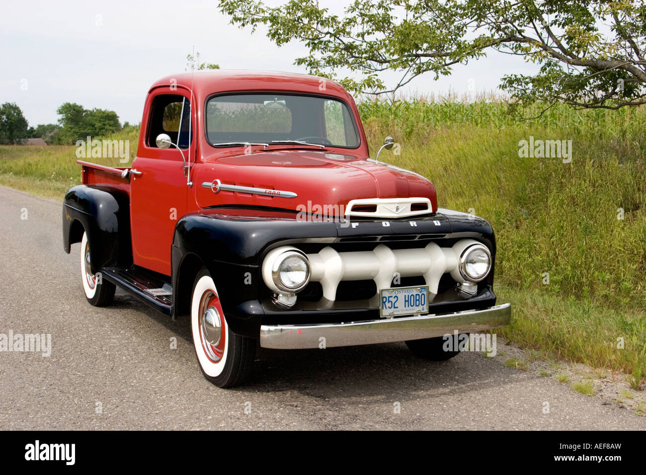 1952 F1 Ford Pick Up Truck Banque D'Images