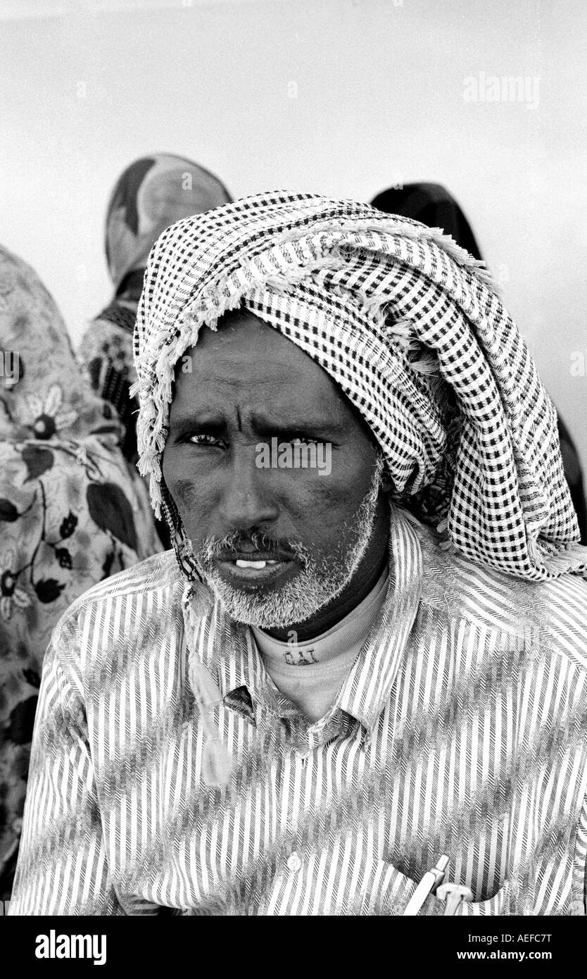 Homme en Somalie Banque D'Images