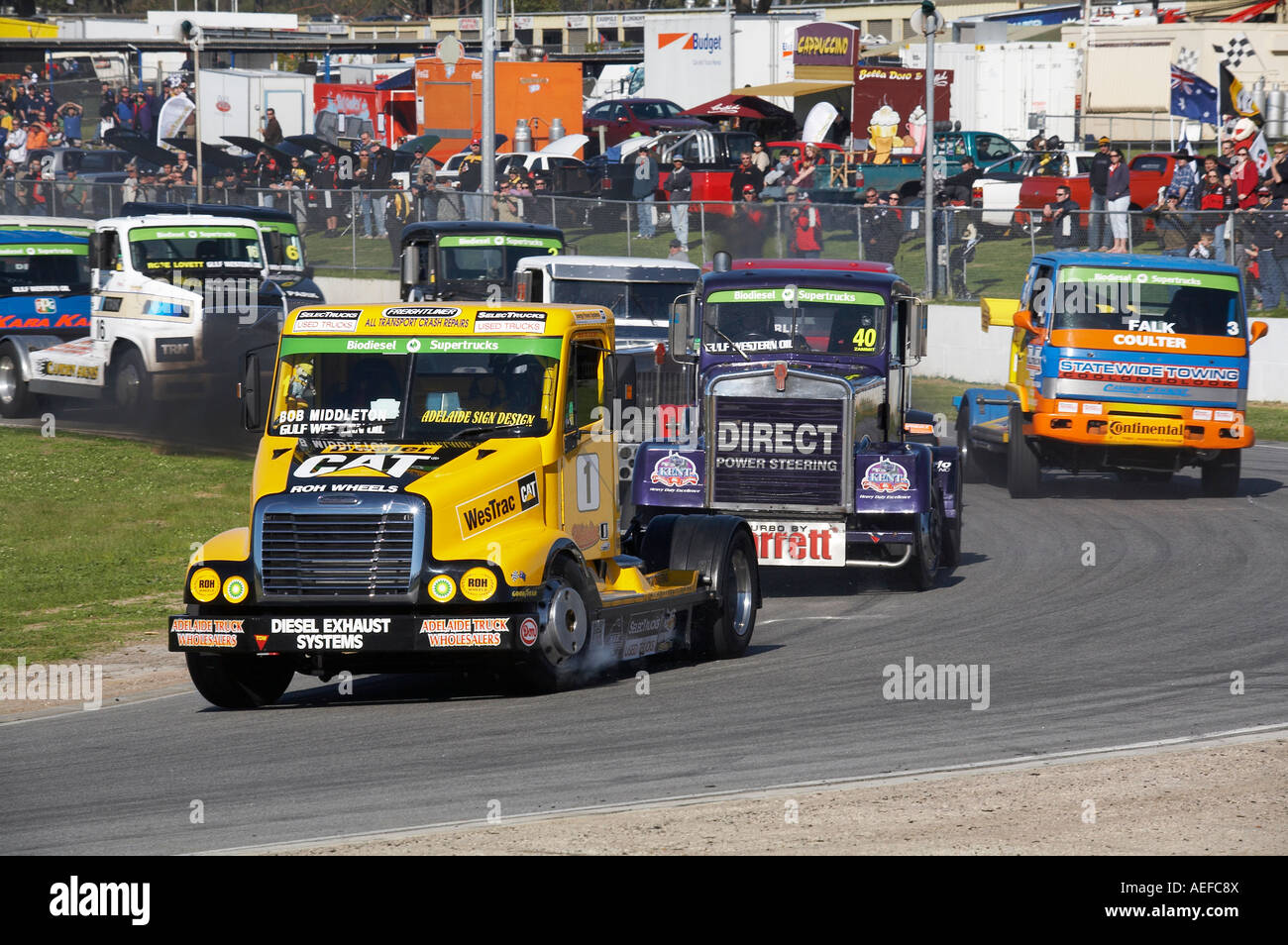 Australian Truck Racing chez Perth's Barbagallo Raceway circuit ...