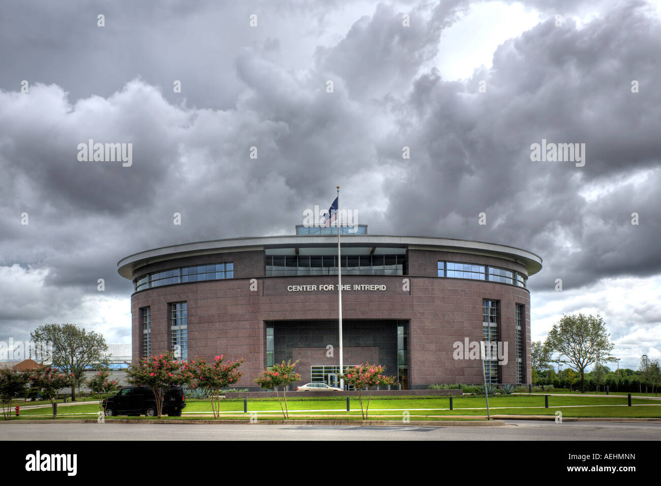 Centre pour l'Intrépide nuageux nuages spectaculaires Banque D'Images