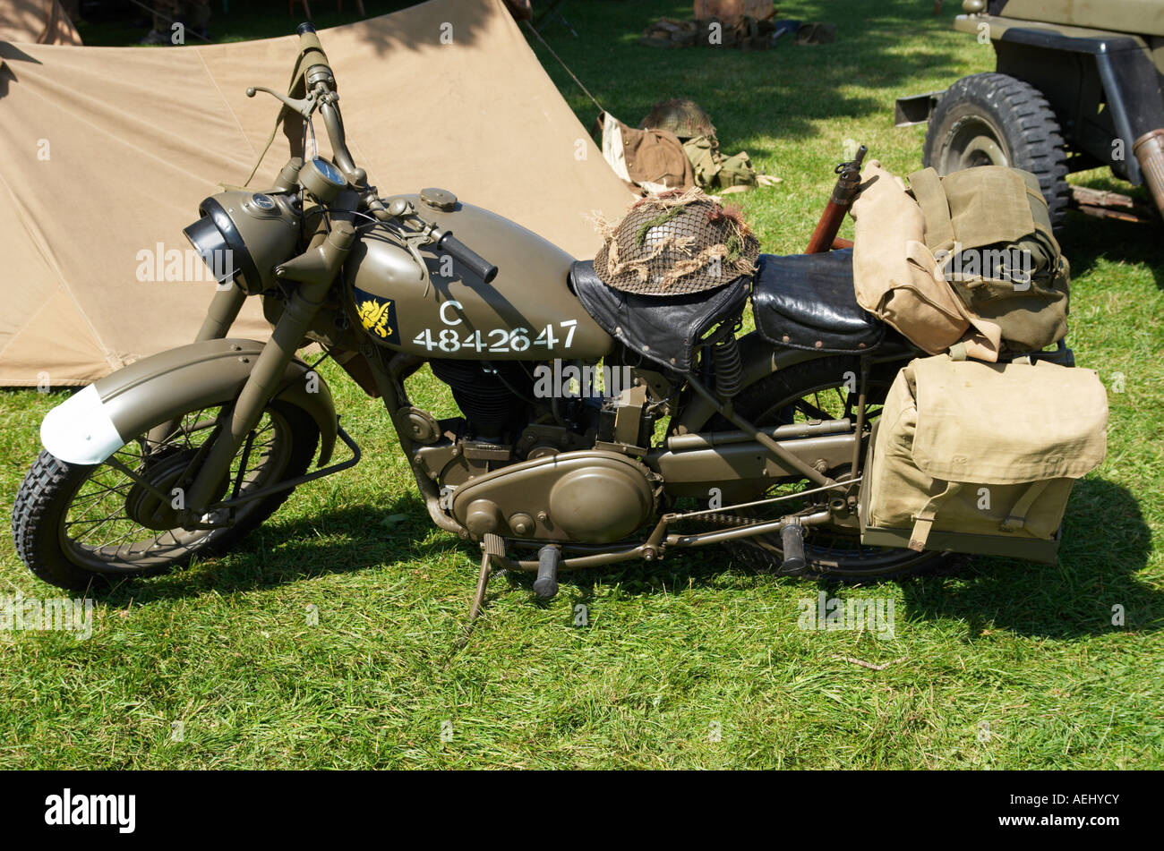 Moto de WW2 Photo Stock - Alamy