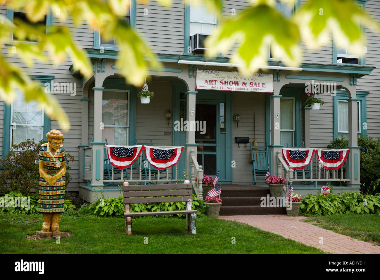 Les Handweaving Museum and Arts Centre Clayton New York Thousand Islands Banque D'Images
