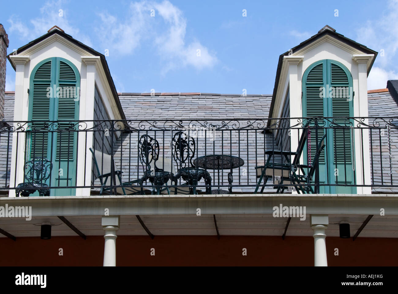 Toit-terrasse d'observation à La Nouvelle-Orléans Banque D'Images