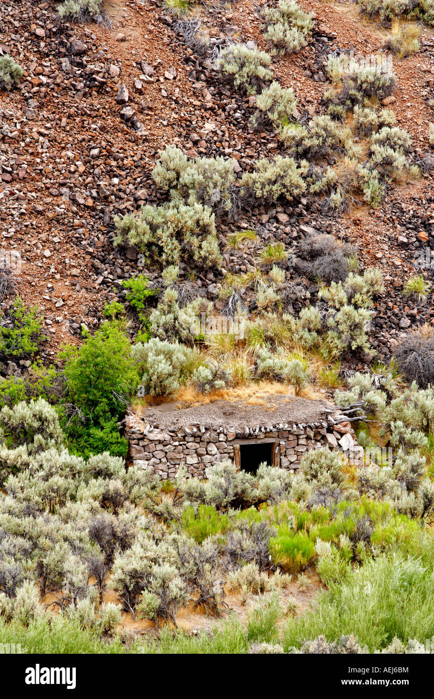 Cabine Toolhouse Black Rock Desert National Conservation Area Nevada Banque D'Images