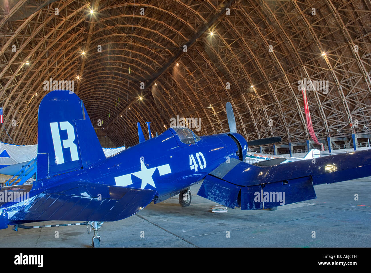 Chance Vought F4U Corsair aricraft Tillamook Air Museum Banque D'Images