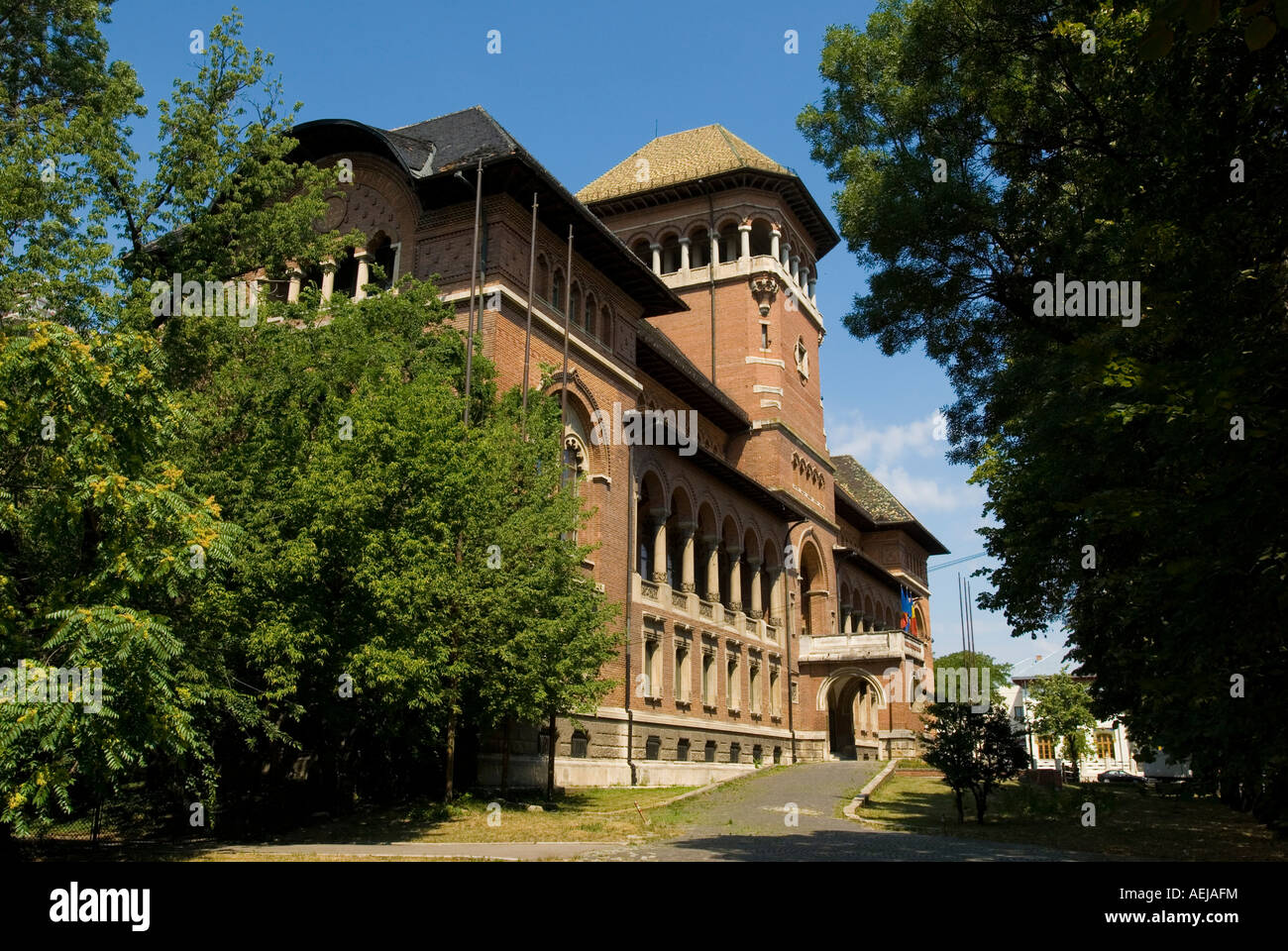 Muzeul Taranului Roman, Bucarest, Roumanie Banque D'Images