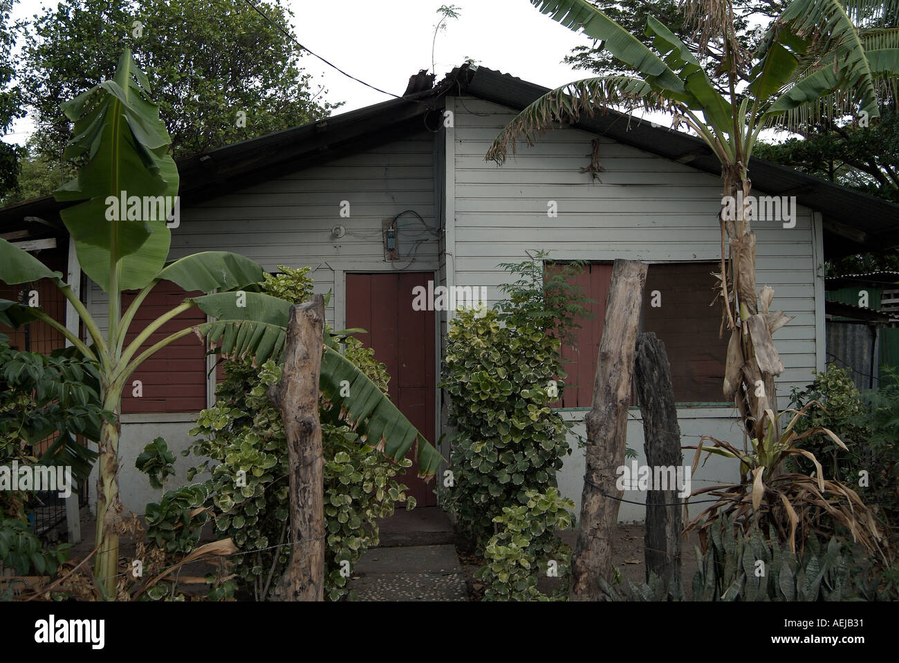 Village de la province de Guanacaste, Costa Rica Banque D'Images
