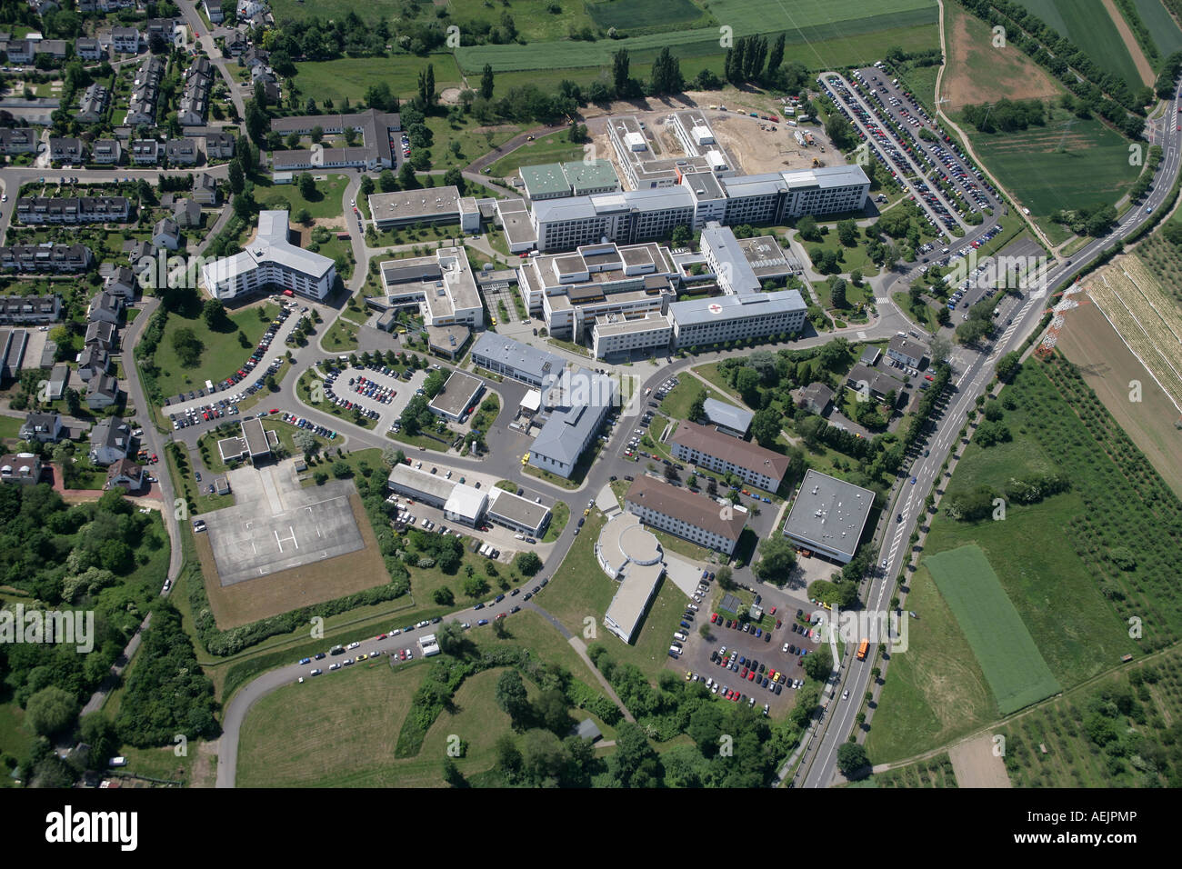 L'hôpital militaire central de l'armée fédérale allemande de Coblence Coblence, Rhénanie-Palatinat Allemagne Europe Banque D'Images