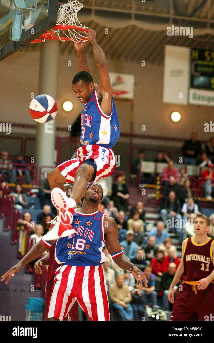 Une veste d'échauffement de Basket-ball Harlem Globetrotters Wilson USA