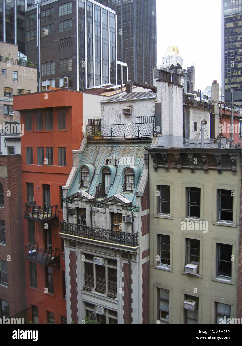 Architecture à New York City Banque D'Images