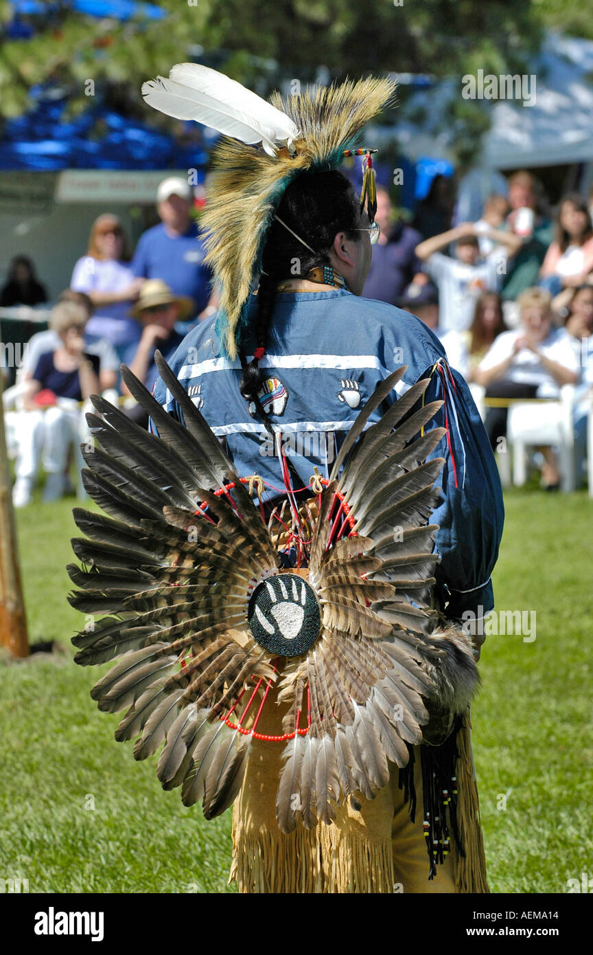 American Indian pow wow à Port Huron au Michigan Banque D'Images